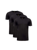 T-SHIRT S/S CREW-3 PACK UNDERSHIRT, BLACK/BLACK/BLACK, thumb