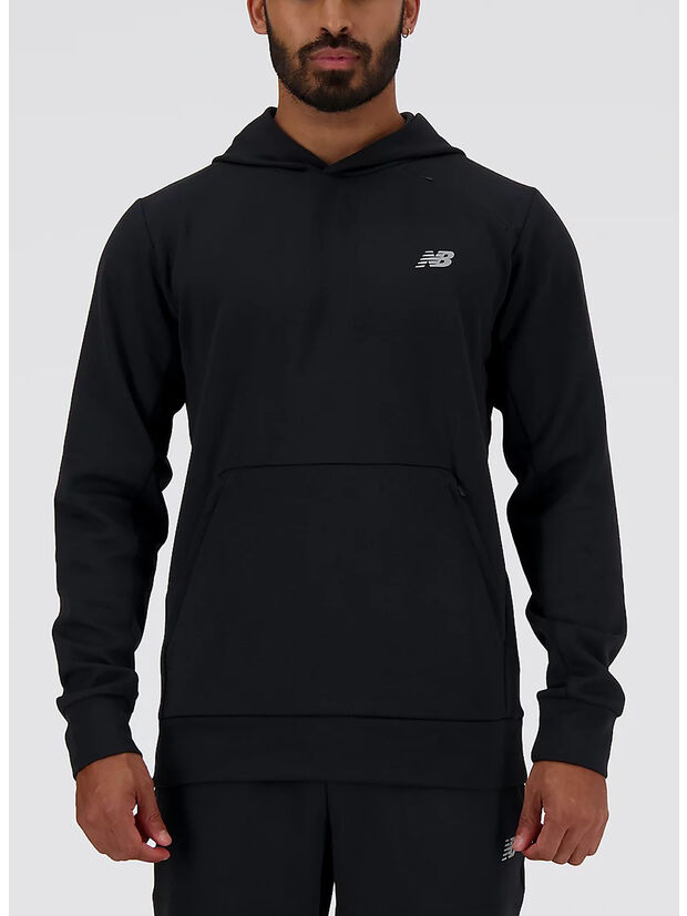 FELPA HOODIE IN MAGLIA TECH, , large