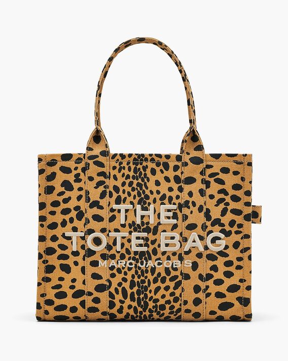 BORSA THE CHEETAH CANVAS LARGE TOTE, 002 BLACK MULTI, medium