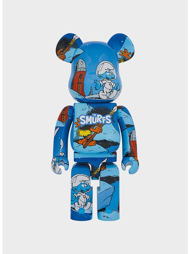 BEARBRICK 1000% THE SMURFS THE ASTROSMURF, SMURF, large