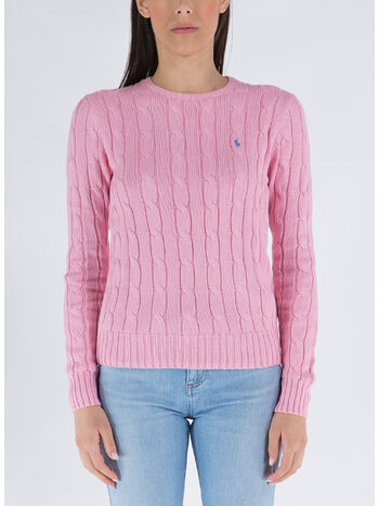 MAGLIONE GIROCOLLO, CARMEL PINK, small