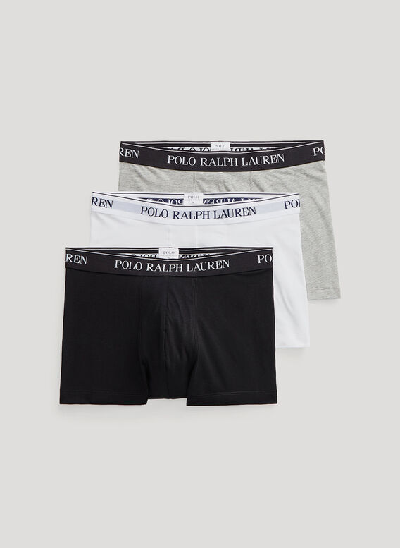 BOXER CLASSIC TRUNK-3 PACK, 003 WHITEPOLOBLKANDOVER, medium