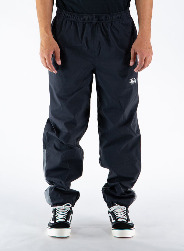 STUSSY PANTALONE TAPED SEAM RAIN SHELL Nero Uomo | Selecteur