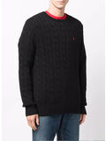 MAGLIONE GIROCOLLO, POLO BLACK, thumb