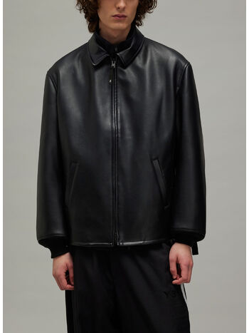 GIACCA BOMBER Y-3 PLEATHER, BLACK, small