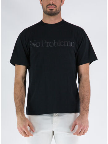 T-SHIRT NO PROBLEMO  SS TEE, BLK BLACK, small