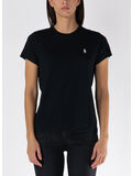 T-SHIRT CREWNECK SHORT-SLEEVE, POLO BLACK, thumb