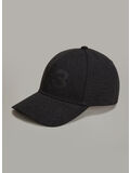 CAPPELLO BASEBALL CON LOGO, BLACK/BLACK, thumb