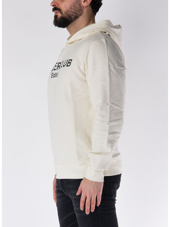 FELPA HOODIE CON LOGO STAMPATO, , small