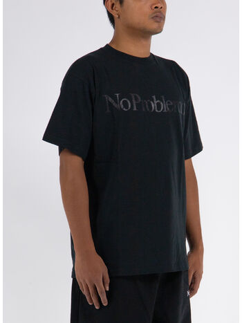 T-SHIRT NO PROBLEMO  SS TEE, BLK BLACK, small