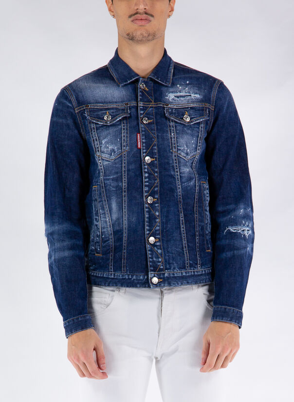 DSQUARED GIACCA IN DENIM Blu Uomo Selecteur