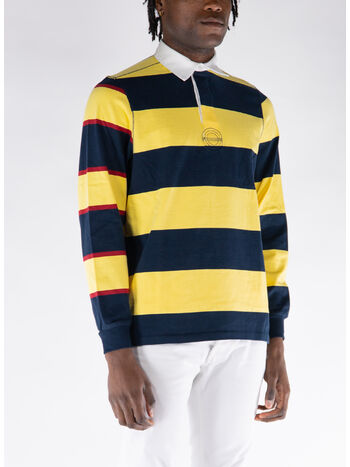 POLO STRIPED LOGO RUGBY SWEAT, , small