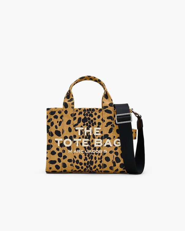 BORSA THE CHEETAH CANVAS SMALL TOTE, 002 BLACK MULTI, large