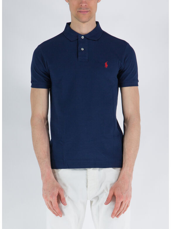 POLO A MANICHE CORTE, NEWPORT NAVY, medium