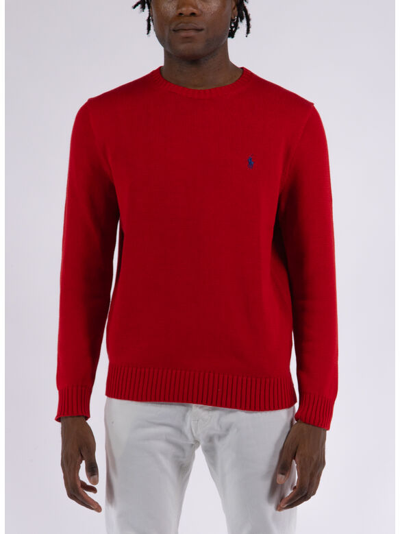 MAGLIONE BASIC GIROCOLLO, RL2000 RED, medium