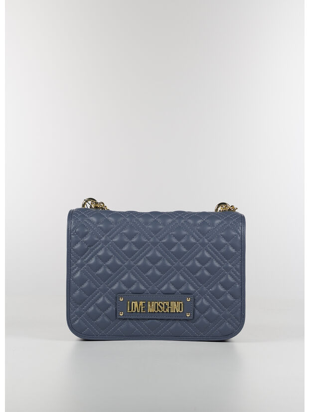 BORSA A SPALLA SHINY QUILTED, 707 DENIM, large