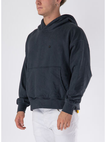 FELPA HOODIE CON STAMPA, , small