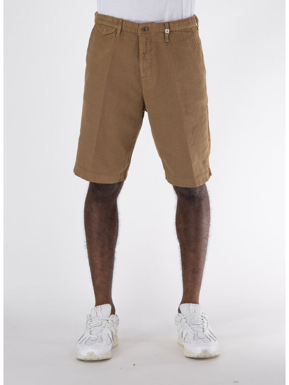 SHORTS CHINO, 48 MARRONE, medium