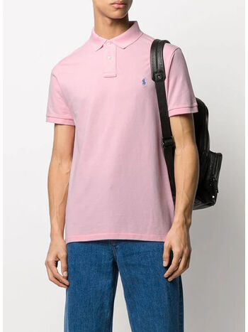 POLO A MANICHE CORTE, CARMEL PINK, small