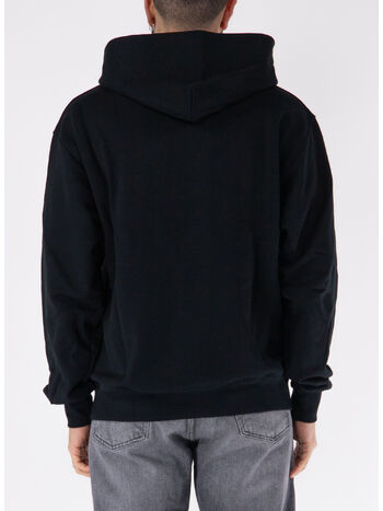 FELPA HOODIE CON LOGO UNISEX, , small