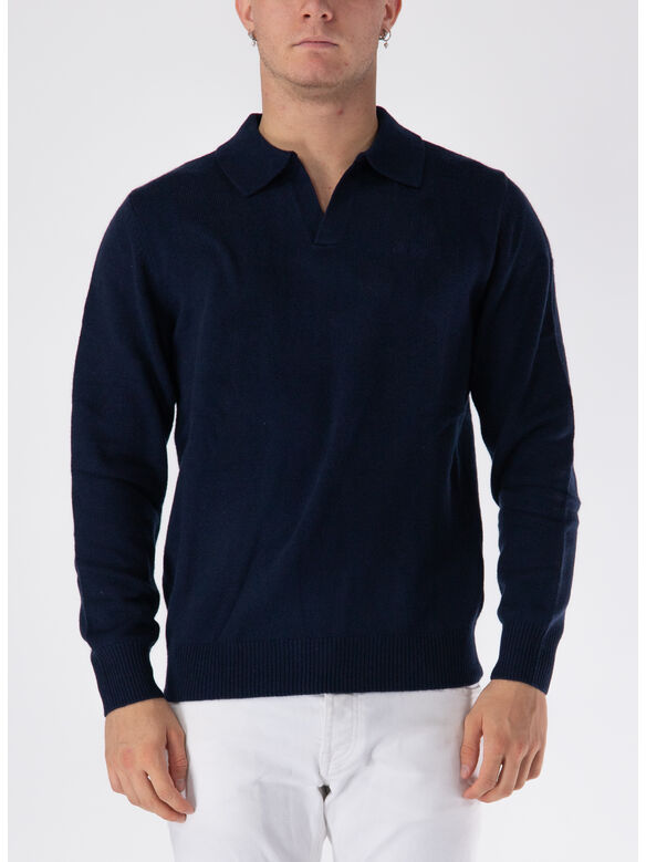 MAGLIONE COVENT CON COLLO BUTTON DOWN, 00010G, medium