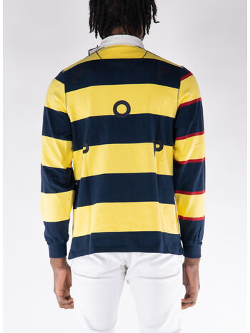 POLO STRIPED LOGO RUGBY SWEAT, , small