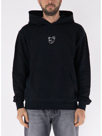 FELPA HOODIE CON LOGO UNISEX, , small