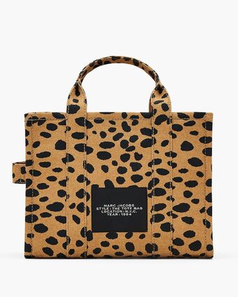 BORSA THE CHEETAH CANVAS MEDIUM TOTE, 002 BLACK MULTI, small