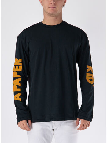 T-SHIRT LONGSLEEVE CON STAMPA, , small