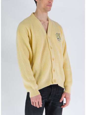 MAGLIONE LE CARDIGN MOHAIR, LYL LIGHT YELLOW, small