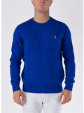 MAGLIONE GIROCOLLO CON LOGO, SAPPHIRE STAR, thumb