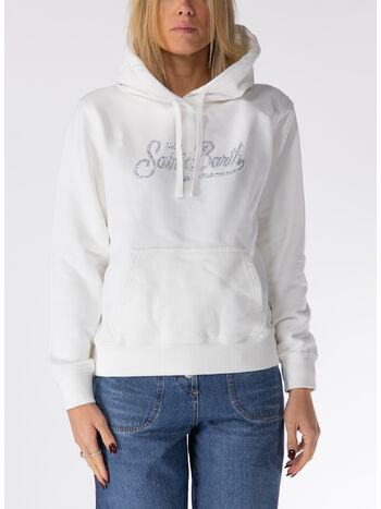 FELPA HOODIE VIRGINIA CON STRASS, , small