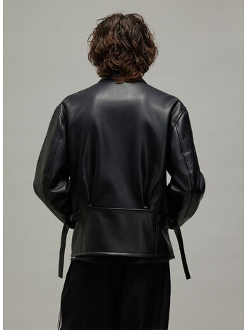 GIACCA BOMBER Y-3 PLEATHER, BLACK, small