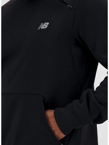 FELPA HOODIE IN MAGLIA TECH, , small