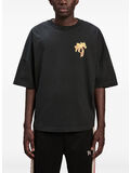 T-SHIRT BURNING PALM OVER, 1076 BLACK/GOLD, thumb