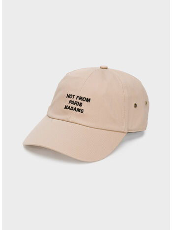 CAPPELLO LE CASQUETTE SLOGAN, BG BEIGE, small