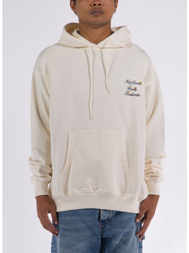 FELPA HOODIE NOT FROM PARIS, CM CREAM, large