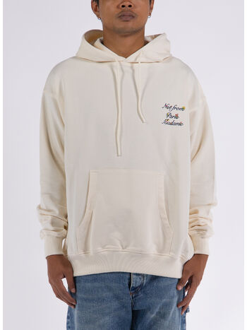 FELPA HOODIE NOT FROM PARIS, CM CREAM, small