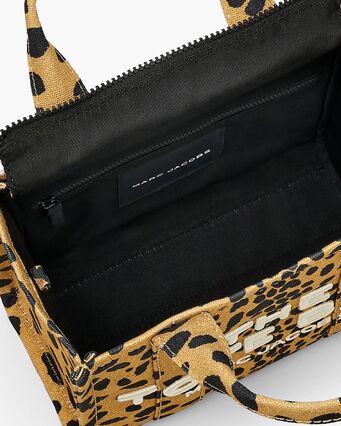 BORSA THE CHEETAH CANVAS SMALL TOTE, 002 BLACK MULTI, small