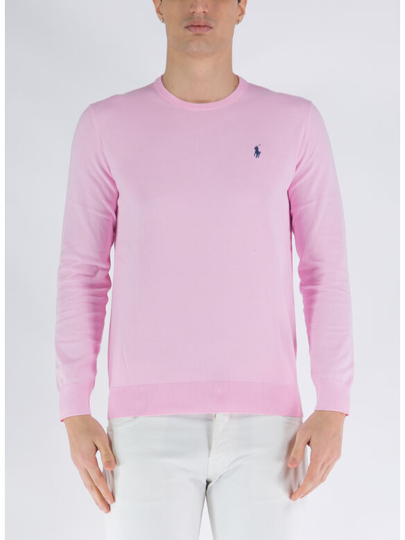 MAGLIONE GIROCOLLO, CARMEL PINK, medium