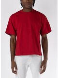 T-SHIRT GIROCOLLO CON LOGO RICAMATO, GW032 CHILI PEPPER, thumb