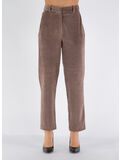 PANTALONE CARROT VELOUR, 056 ANTICO, thumb