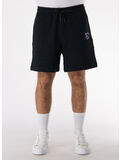 SHORT CON LOGO RICAMATO UNISEX, BLACK, thumb