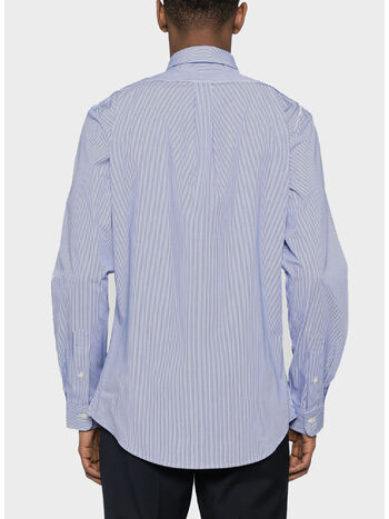 CAMICIA A RIGHE CON LOGO, , small