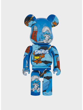 BEARBRICK 1000% THE SMURFS THE ASTROSMURF, SMURF, small