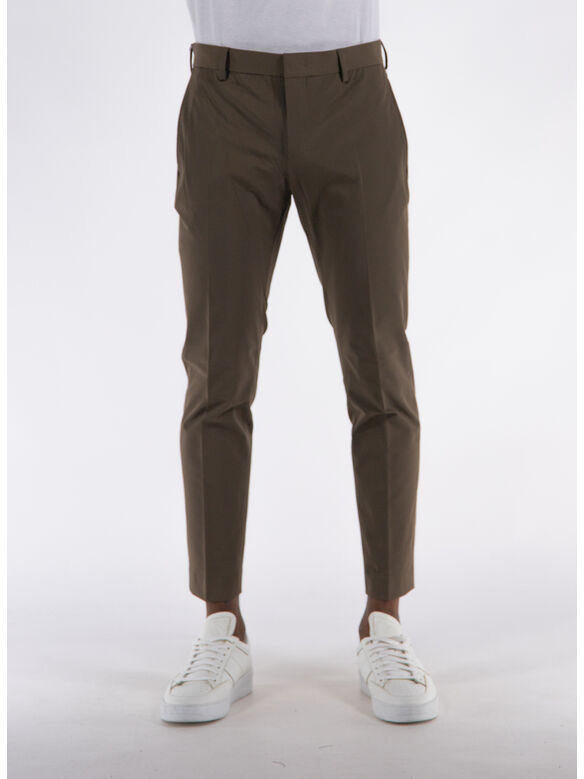 PANTALONE SLIM, 0160 MARRONE MEDIO, medium