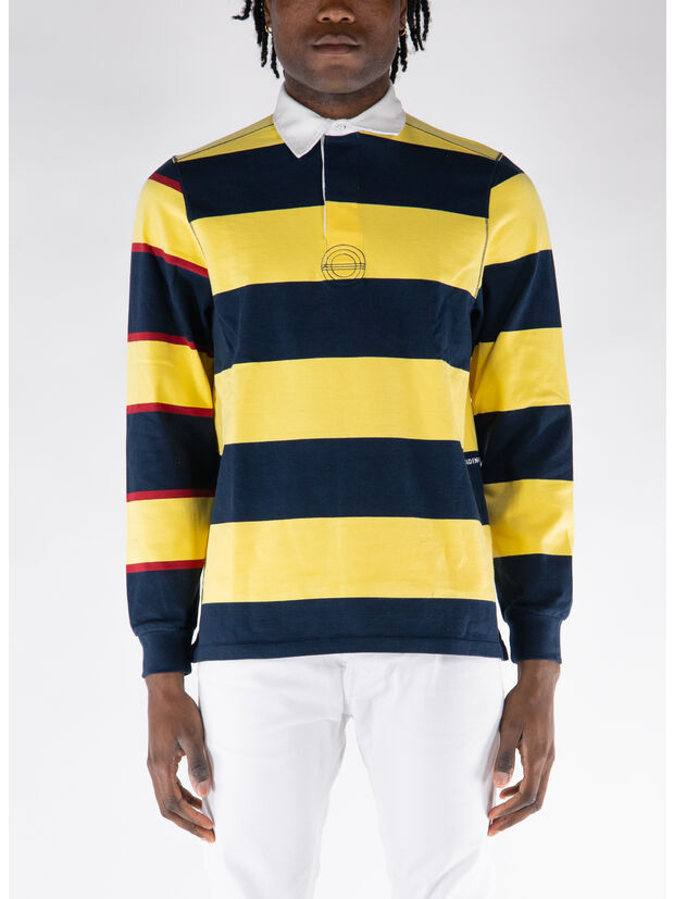 POLO STRIPED LOGO RUGBY SWEAT, , large