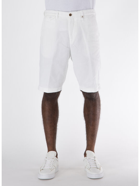 SHORTS CHINO, 01 BIANCO, medium