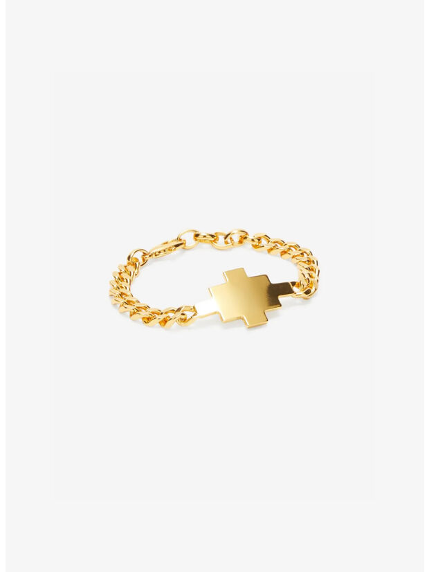 BRACCIALE CROSS, 7600 GOLD, large