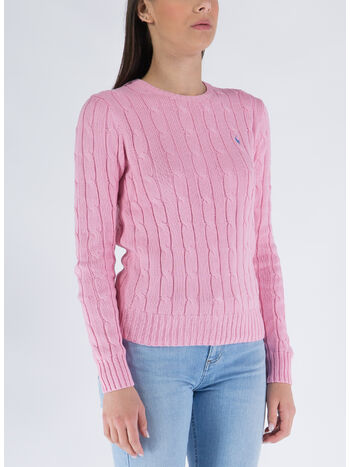 MAGLIONE GIROCOLLO, CARMEL PINK, small